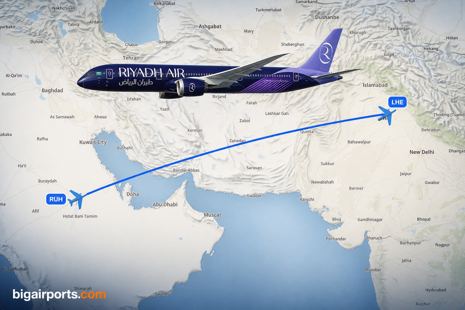 Riyadh Air to Launch Riyadh–Lahore Boeing 787-9 Service in August